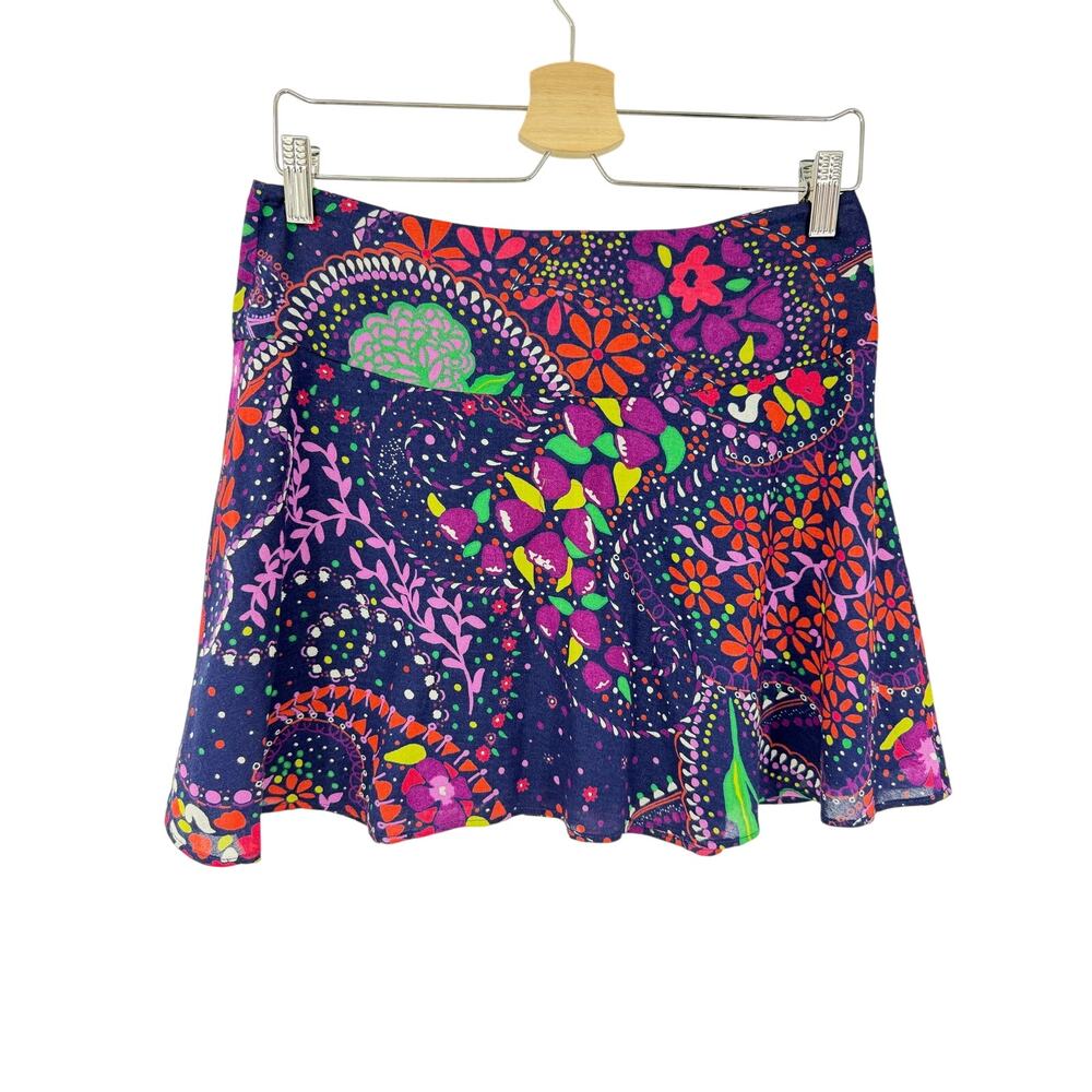Lilly Pulitzer Charleston Mini Skirt in Garden Menagerie Size 4 Colorful Summer